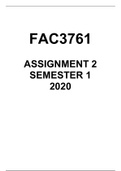 FAC3761 ASSIGNMENT 2 -2020