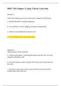 HIEU 201 Chapter 11 Quiz / HIEU201 Chapter 11 Quiz (Latest Verified Versions): Liberty University| Already Reviewed five star document(Complete Answers- 100% Correct) HIEU 201 Chapter 11 Quiz- _ Answer