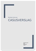 Casusverslag owe 4, leerjaar 1. 