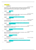 BIOL 101 Quiz 7.Questions and Answers