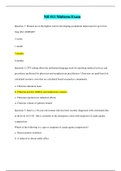 NR511 Week 4 Midterm Exam (version 2) / NR 511 Week 4 Midterm Exam: Differential Diagnosis and Primary Care Practicum : Chamberlain | 100 % VERIFIED ANSWERS, GRADE A