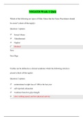 NSG 6320 Week 1, 2, 3, 4, 5, 6, 7, 8, 9 Knowledge Check Quiz  (Newest-2020) : South University ( 100% Correct, SATISFACTION GUARANTEED, Check REVIEWS of my 1000 Plus Clients)