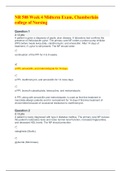 NR 508 Midterm Exam, NR 508 Week 4 Midterm Exam ; (Latest Versions-2), New Complete Solutions A+ Graded., Chamberlain college of Nursing