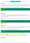 Chamberlain MATH 225N Week 6 Quiz / MATH225 Week 6 Assignment (Latest, 2020): Chamberlain College of Nursing | 100 % VERIFIED ANSWERS, GRADE A