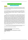 NR 439 Entire Course Week 1 to 8 / NR439 Entire Course Week 1 to 8 : Assignment: Discussion Questions (NEWEST 2020): Chamberlain College Of Nursing (ANSWERS VERIFIED 100% CORRECT) 