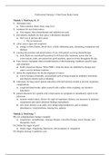 Professional Nursing 3 Rasmussen College - NUR 2790 Final Exam Study Guide