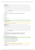 Microeconomics Unit 1 - Quiz 1 Questions and Answers