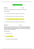 WRTG 101 APA Quiz / WRTG101 APA Quiz (LATEST-2020): UNIVERSITY OF MARYLAND, UNIVERSITY OF COLLEGE| VERIFIED ANSWERS, 100% CORRECT