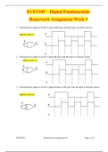 ECET105 – Digital Fundamentals Homework Assignment Week 3 (VERSION 1) With Best Rated/Latest  Solutions 