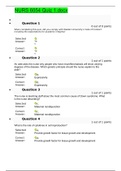 NURS 6054 Quiz Questions And Answers