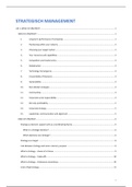 Summary Strategic Management (1st master TEW, prof B. Cassiman) - 16/20 first session