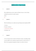 NURS 6531 FINAL EXAM (2 VERSIONS, 2020), NURS 6531 MIDTERM EXAM (2 VERSIONS, 2020) (100 Q & A IN EACH VERSION, NURS 6531 WEEK 1, 2, 4, 6, 7, 9 & 11 QUIZ (LATEST): ADVANCED PRACTICE CARE OF ADULTS ACROSS THE LIFE SPAN (ALL CORRECT ANSWER & RECEIVED SCORE 1