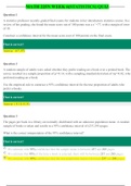 MATH 225N WEEK 6 (STATISTICS) QUIZ / MATH225N WEEK 6(STATISTICS) QUIZ  | LATEST 2020:Chamberlain College of Nursing (100% SATISFACTIONS) 