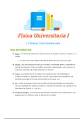 Física Universitaria I -  1.1 Físicas: Una Introducción