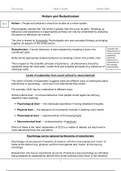 Psychology Paper 3 A* NOTES - Holism and Reductionism,Idiographic and Nomothetic approaches,Ethical implications of research studies and theory,Schizophrenia