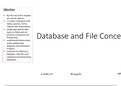 CHAPTER 9: DATABASE AND FILE CONCEPTS (A level IT 9626)