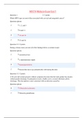 MN576 Midterm Exam Unit 5 / MN 576 Midterm Exam Unit 5: Kaplan University |Latest-2020, 100% Correct Answers, Already Graded A|