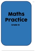 Maths Practice Grade 12