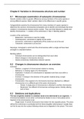 Chapter 8 - Variation in Chromosome Structure and Number 