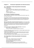 Chapter 10 - Chromosome Organization and Molecular Structure 