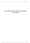 Critical Reasoning (PHIL 347) Assignment - importance of psychology in nursing importance of psychology in nursing