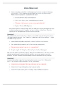 CHAMBERLAIN COLLEGE OF NURSING: NR 224 FINAL EXAM / NR224 FINAL EXAM PRACTICE (100 Q&A)(Latest, 2020) (VERIFIED ALL CORRECT)