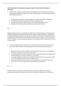 Sophia Milestone Adult Nursing (NUR 105) Med Surg test Latest Verified Questions and all Correct Answers with Explanations  Chapter 05: Adult Health and Nutritional Assessment