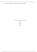 CJA 484 Criminal Law Foundations Evaluation/ CJA484 Criminal Law Foundations Evaluation: University of Phoenix