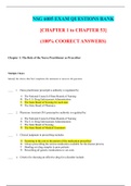 NSG 6005  QUESTION BANK  FOR WEEK 1 TO WEEK 10 QUIZ, MIDTERM, AND FINAL EXAM / NSG6005 CHAPTER 1 TO CHAPTER 53 TEST QUESTION BANK (LATEST, 2020) :SOUTH UNIVERSITY (CHAPTER 1 TO 53)