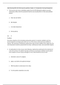 Sophia Milestone Adult Nursing (NUR 105) Med Surg test Latest Verified Questions and all Correct Answers with Explanations  Chapter 19: Postoperative Nursing Management