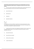 Sophia Milestone Adult Nursing (NUR 105) Med Surg test Latest Verified Questions and all Correct Answers with Explanations Problems Chapter 27 Management of Patients with Coronary Vascular Disorders