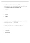 Sophia Milestone Adult Nursing (NUR 105) Med Surg test Latest Verified Questions and all Correct Answers with Explanations Chapter 35: Assessment of Immune Function