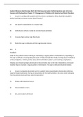 Sophia Milestone Adult Nursing (NUR 105) Med Surg test Latest Verified Questions and all Correct Answers with Explanations Chapter 47 Management of Patients with Intestinal and Rectal Disorders