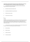 Sophia Milestone Adult Nursing (NUR 105) Med Surg test Latest Verified Questions and all Correct Answers with Explanations Chapter 55: Management of Patients with Urinary Disorders