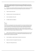 Sophia Milestone Adult Nursing (NUR 105) Med Surg test Latest Verified Questions and all Correct Answers with Explanations Chapter 64: Assessment and Management of Patients with Hearing and Balance Disorders