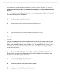 Sophia Milestone Adult Nursing (NUR 105) Med Surg test Latest Verified Questions and all Correct Answers with Explanations Chapter 63: Assessment and Management of Patients with Eye and Vision Disorders