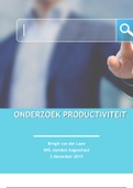 ORM F2 productiviteit analyse