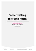 Samenvatting Basisboek Recht (zestiende druk)