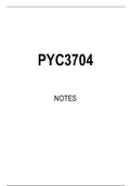 PYC3704 Summarised Study Notes