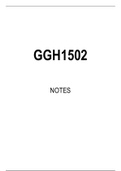 GGH1502 Summarised Study Notes