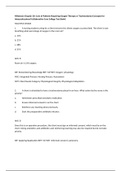 Milestone Chapter 28: Care of Patients Requiring Oxygen Therapy or Tracheostomy (Concepts for Interprofessional Collaborative Care College Test Bank)