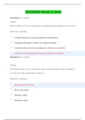 NSG6999 WEEK 1 QUIZ, NSG6999 WEEK 2 QUIZ, NSG6999 WEEK 3 QUIZ, NSG6999 WEEK 4 QUIZ, NSG6999 WEEK 5 QUIZ, NSG6999 WEEK 6 QUIZ, NSG6999 WEEK 7 QUIZ, NSG6999 WEEK 8 QUIZ, NSG6999 WEEK 9 QUIZ, NSG6999 WEEK 10 QUIZ (KNOWLEDGE CHECK) : SOUTH UNIVERSITY 