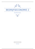 Bedrijfseconomie 2 Formuleblad H.1 t/m H.6 EXAMEN