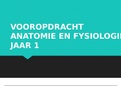 Eindopdracht Anatomie en Fysiologie - Deel 2 