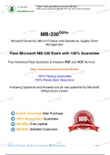  Microsoft MB-330 Practice Test, MB-330 Exam Dumps 2020 Update