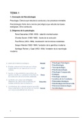 Fundamentos de la Psicobiología - Tema 1,2 y 3 - Disciplinas Psicobiológicas, Técnicas de laboratorio, Genética y Evolución