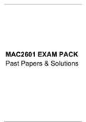 MAC2601 & MAC2602 COMPLETE EXAM BUNDLE