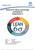 Lean Six Sigma Green belt Cijfer 9!!