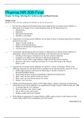 Pharma NR 508 Final Test Bank_Latest Fall 2020_Nr 508/NR508/NR 508 final exam Test Bank (2) Questions & Answers; advanced pharmacology_Chamberlain College of Nursing.