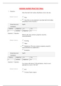 NSG6001 NURSE PRACTICE FINAL